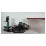 Copper wire, galvanized wire (ampunts as shown),