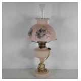Aladdin floral electric lamp in style of oil