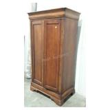 Double door entertainment center. Door fold all