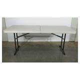LIFETIME poly folding table. 30"  6