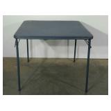 COSCO vinyl top card table, some use and wear