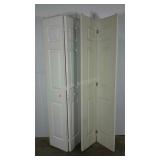 Pair of bi-fold closet doors. Fit for 60"×80".
