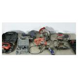 Group lot of tools. Some electric, some