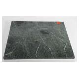 Green and black marble slab, 20" × 16"