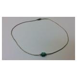 Blue stone necklace