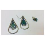 Sterling earrings one needs wire and pendant