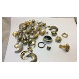 Moon and stat necklace and mix lot of earrings
