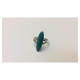 Sterling turquoise ring size 8.5