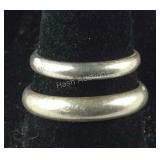 Sterling silver matching bands size 6 and 9