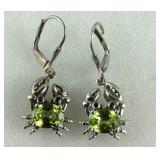 Sterling silver matching earrings and necklace