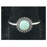 Size 10 Sterling silver Bali ring