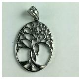Tree of life pendant stainless steel