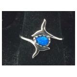 Size 8 Sterling silver ring