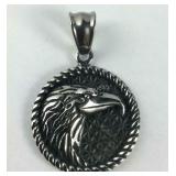 Eagle pendant stainless steel