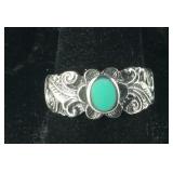 Size 8 Sterling silver ring