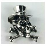 Skull pendant stainless steel