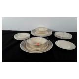 Corelle dinnerware, 26 pieces, includes saucers,