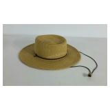 C,c. Exclusives sun hat with leather strap. 80%
