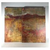 Overture I and II prints on canvas by Maeve