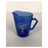 Shirley Temple pitcher, 4"