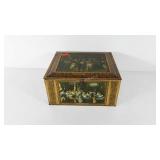 Rembrandt night watch biscuit tin with hinged