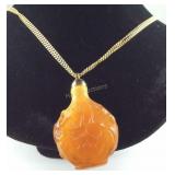 Perfume bottle necklace Kenneth Lane 32in