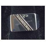 Size 9.25, .07 CTW Channel Set Genuine Diamond