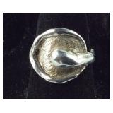 Size 6.25, Flower Ring, Sterling Silver, 5.3