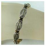 Size 8", 1.56 CTW Genuine Diamond Tennis Bracelet