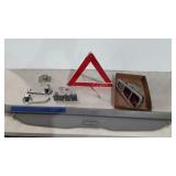 Automotive group, hazard reflector, taillight for