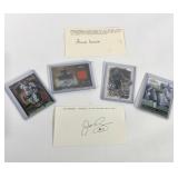 Sports cards and autographs,  signatures not