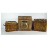 Basket set. The smaller baskets fit inside the