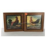 Diane Ulmer Pedersen rooster and chicken prints,