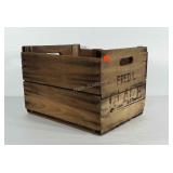 Fred L. Glaze fruit crate. Measures 18x13x14.