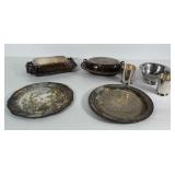 Metalwares: silver-plated service ware and a few