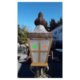 Lighted Pole light Decorative light, 74" tall