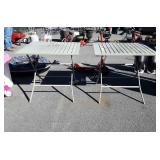 2 aluminum Folding Outdoor Camping type tables,