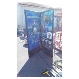 Signage, bifold frame "Marines". Advertising, 72"