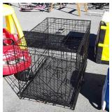 Wire Pet Kennel, includes clean out tray, 2 door
