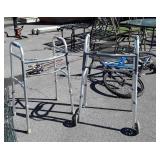 Two Handicap Walkers, adult sizes, Folding