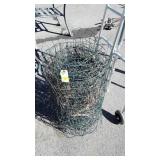 Wire, partial used roll of welded wire, 2x4"