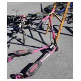 Flicker Spt, Scooter, pink color, double foot pad