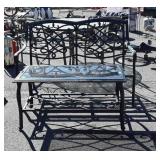 2-pc Outdoor Furniture Set, aluminum framed