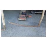Vintage Mowing Scythe, about 32" blade.