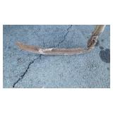 Vintage Brush Scythe, 18" Blade