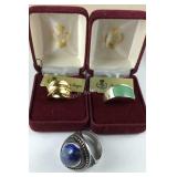 Three costume rings two are premier design