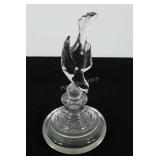 Glassware, Perfume bottle, 7" H