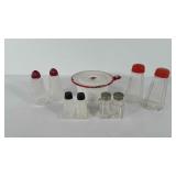 Kitchenwares, includes four sets of glass salt