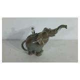 Blue Sky, artist signed, ceramic elephant teapot