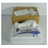 Oreck steam iron with stand, water cup, box and